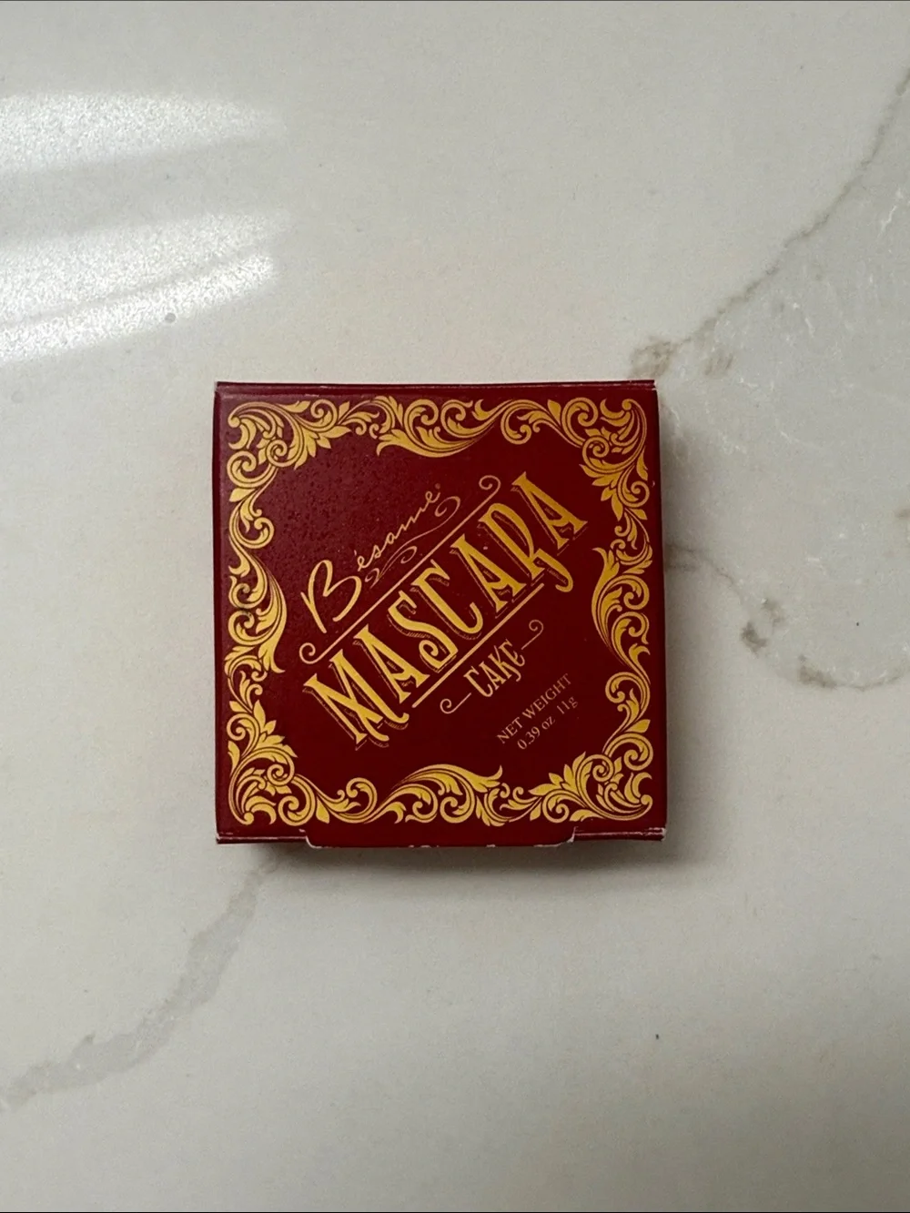 NWT Bésame Cosmetics 1920s Cake Mascara Square in Black - Brand New